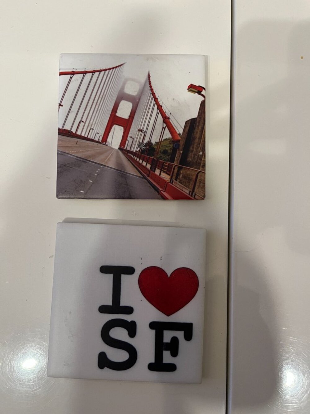 Coasters -San Francisco Ceramic Themed Coasters (South Austin Gallery)